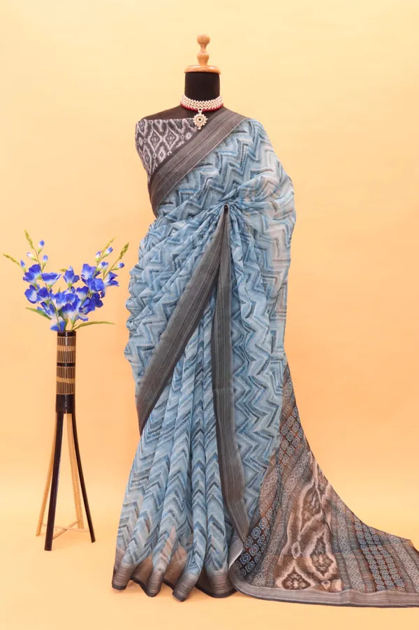 LINEN_FABRIC_DIGITAL_PRINT_SAREE